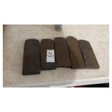 Lot of Metal Wedges