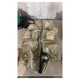 Fishing Vest and Zebco Rod