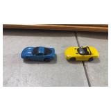 Dodge Viper and Chevy Corvette Slot Cars