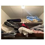 Shelf Lot of Assorted Linens