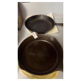 2 Cast Iron Skillets