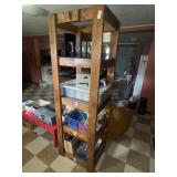 Four Tier Wooden Shelf *NO CONTENTS* 23 X 20 X