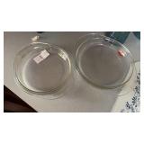 2 Glass Trays