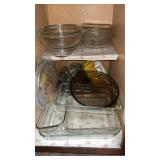 Lot of Glass Bake Pans
