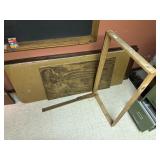 Unfinished Wood Table, Table Top and Pieces - 4