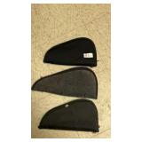 3 Soft Shell Pistol Cases