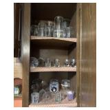 Lot of Shot Glasses and Various Drinking Glasses