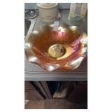 Vintage Jeannette Glass Floragold Bowls