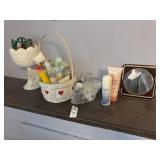 Basket of Body Sprays and Misc