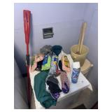Lot of Mop and Mop Heads, Misc