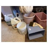 Lot of Waste Bins and Cleaners