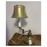 Vintage Brass Swing Arm Lamp
