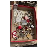 Assortment of costume jewelry
