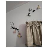Metal Humming bird decor 4 pices all together