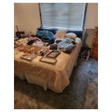 King size bed & bedding no other contents