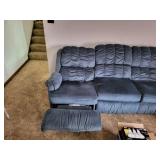 Reclining sectional couch & storage
