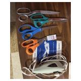 Lot of Scissors and Puretec Electric Scissors