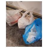 3 bags of bras etc