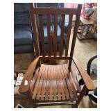 Wooden Rocking Chair in Good Condition