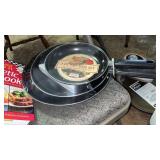 3pc Fry Pan Set and Diabetic Cookbook