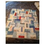 Hand made quilt 40" x 46"