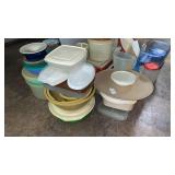 Lot of Various Tupperware and Plastic Containers