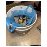 Bucket Full of Vintage Legos and Mini-figs -