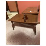 Two Tier Wooden Side Table