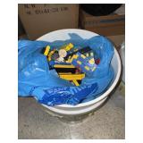 Bucket Full of Vintage Legos & Mini-Figs -