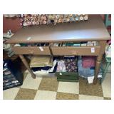 Vintage painted desk with 2 drawers-** no