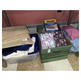 3 boxes of sewing material- variety