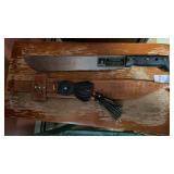 3 Honduran Machetes & Tile/Mirrored Wall Decor