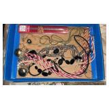 Lot of costume necklaces