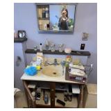 Lot of Various Bathroom Contents in Cabinets and