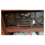 SONY CD/ Cassette Player System & Speakers