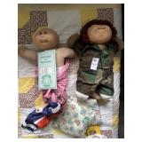 2 Cabbage Patch Kids with Accessories *see