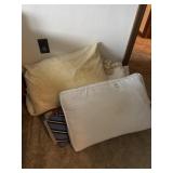 Lot of Assorted Pillows and Pillowcases