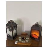Fireplace/Candle Lantern and Door Harp