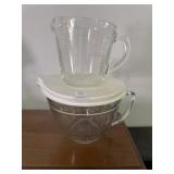 Two Glass Measuring Cups - Pyrex and Anchor