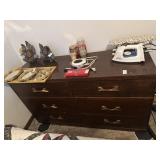 6 Drawer Dresser with Mirror 52 X 18 X 32in