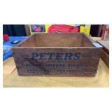 Peters Cartridge Wooden Box and Foam Ammo Holders