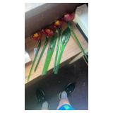Art glass flowers