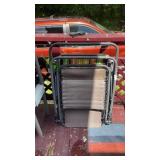 Metal Patio Chairs and Gravity Lounger