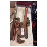 Two Pipe Wrenches