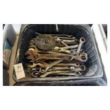 Tray Lot of Wrenches
