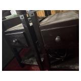 2 Charging end tables, no contents