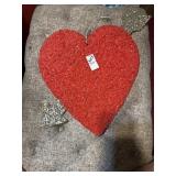 Plastic chip/ popcorn heart