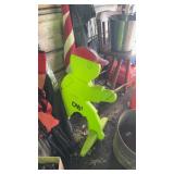 Neon Green Safety Crossing Guard Sign