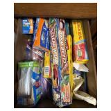 Baggies, cling wrap, garbage bags, and more