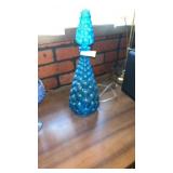 MCM italian  Empoli glass blue genie